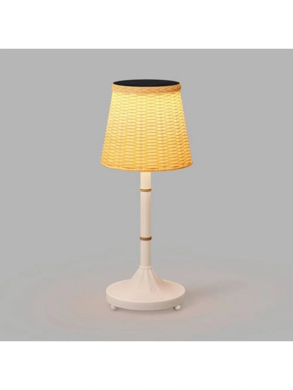 Threshold studio McGee Rechargeable Outdoor Patio LED Light Ivory